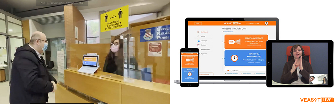 VEASYT Live! servizio di video-interpretariato il LIS disponibile nel Piano di zona di Desio